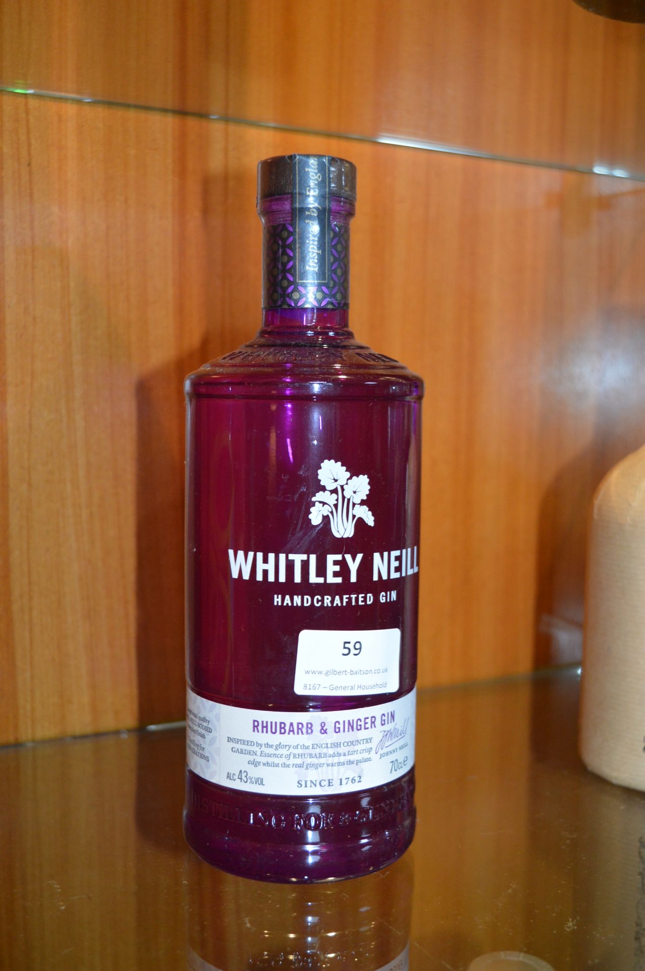 Whitley Neill Rhubarb & Ginger Gin 70cl