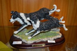 Juliano Collection Border Collies on Stand