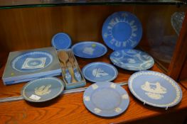 Wedgwood Blue & White Jasper Plates,, etc.