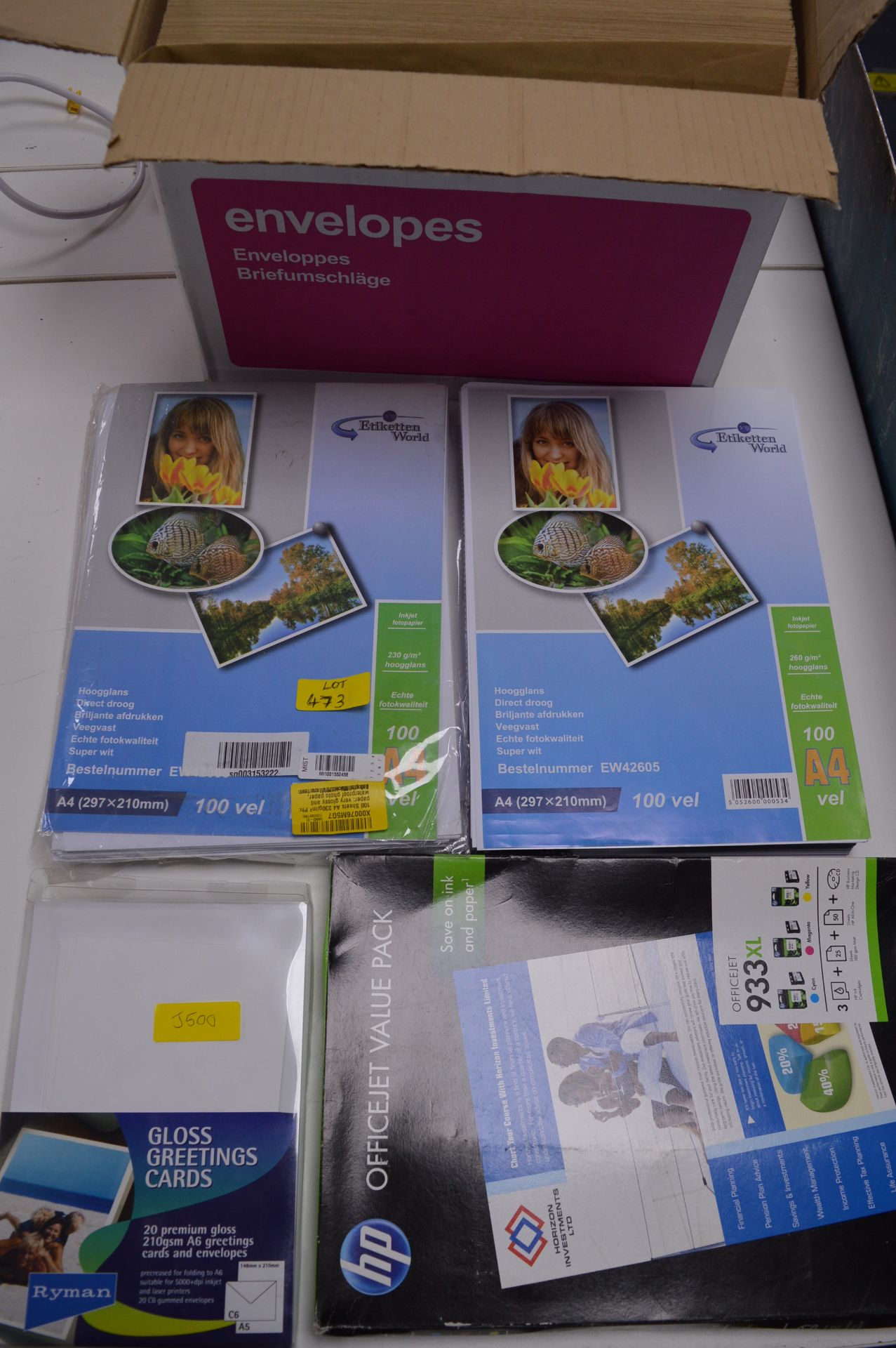 Quantity of A4 Photo Paper, Part Box of Photo Gree