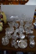 Glassware; Fruit Bowls, Vases, etc.
