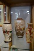 Three Japanese Vase