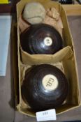 Pair of Bowling Green Bowls