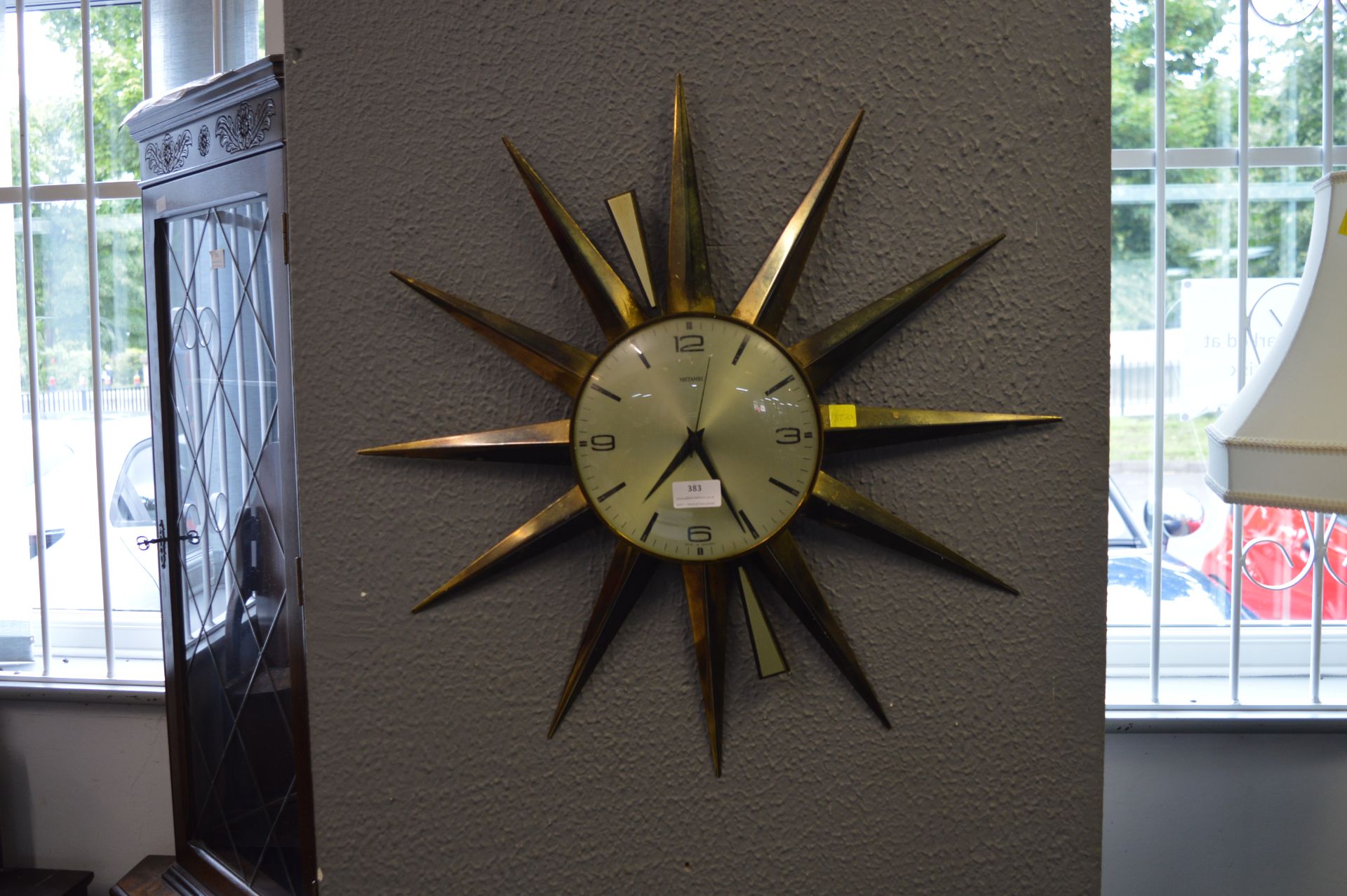 Metamec Starburst Wall Clock