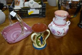 Glass & Pottery Vases, etc.