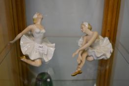 Two Figures of Ballerinas