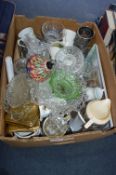 Box of China and Glassware