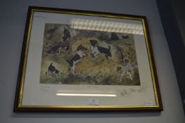 Signed & Framed Print by Gillian Harries - Holy Ter