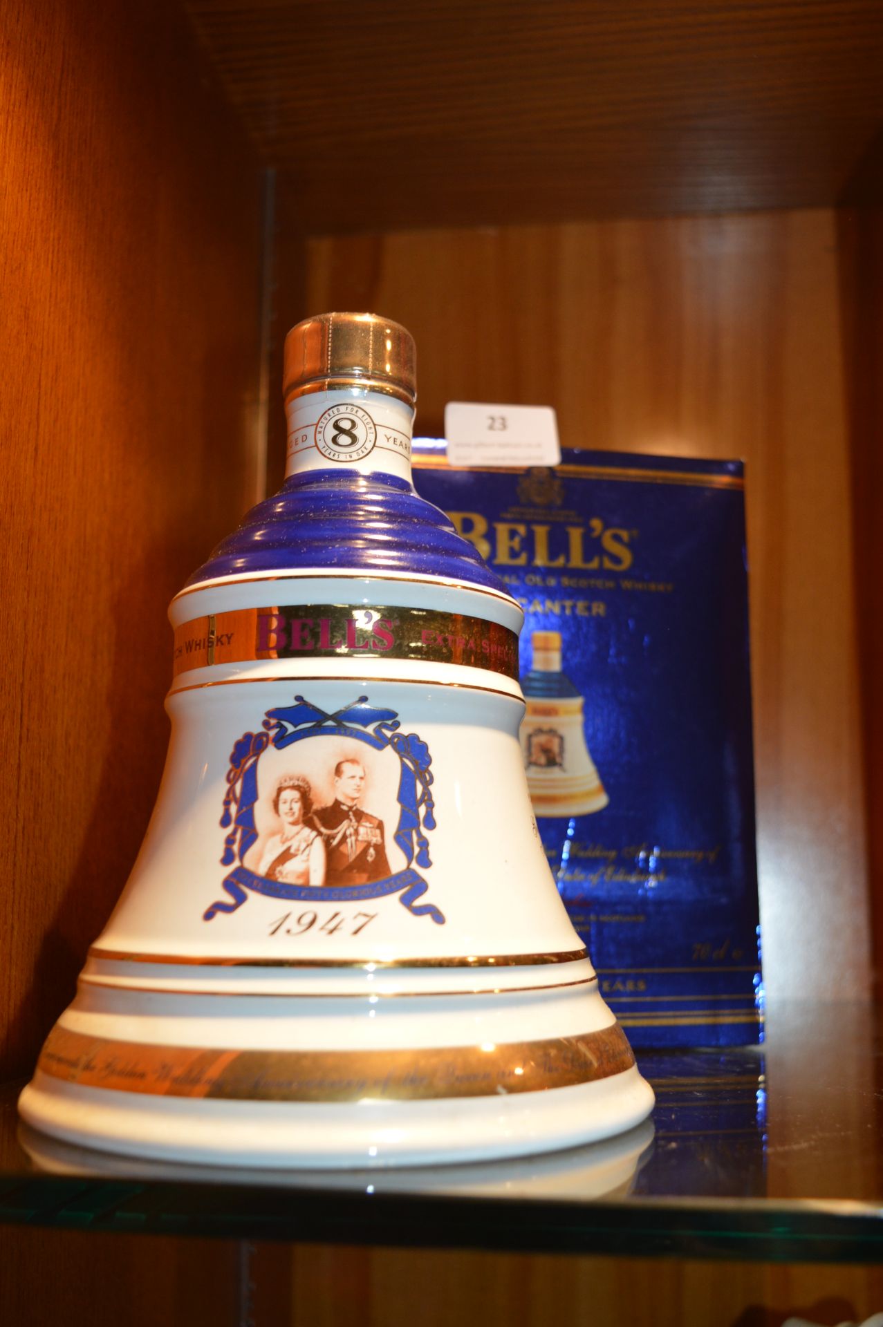 Bell Scotch Whisky Decanter and Contents - Commemo