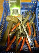 *Box of Assorted Tools; Plug in Barrel Cutters, Pl
