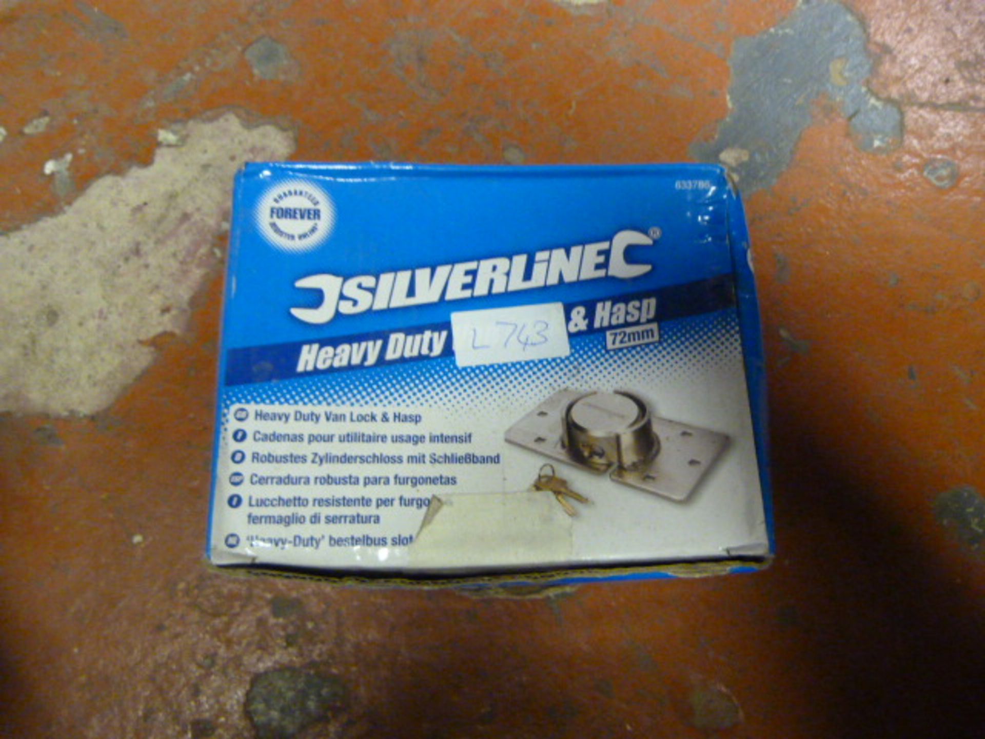 Silverline Heavy Duty Van Lock and Hasp