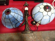 Tiffany Style Table Lamp and Two Shades