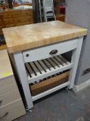 TG Kitchen Work Station with Butchers Block, Cutle