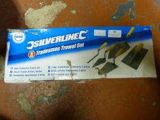 Silverline Tradesman Trowel Set