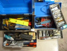 Two Boxes of Assorted Tools and Fittings