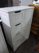 Bathroom Cupboard with Four Small Drawers