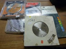 Five Assorted Circular Saw Blades