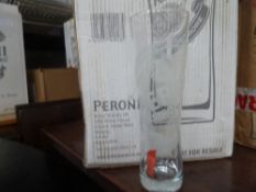 * Peroni glasses x24 Peroni glasses, good condition no chips or cracks.