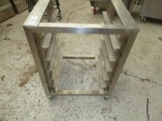 * SS bakery rack SS bakery rack. Very clean, no trays. (620Wx880Hx530D)