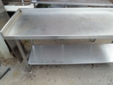 * SS prep bench SS corner prep bench. (1800Wx852Hx600D)