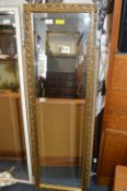 Gilt Framed Beveled Edge Wall Mirror