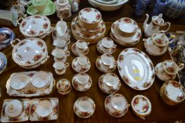 Royal Albert Old Country Roses Dinner Service ~87