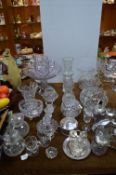 Glassware; Jugs, Fruit Bowls, etc.