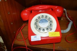 Vintage Red Telephone