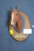Beswick Wall Plaque - Race Horse "The Minstrel"