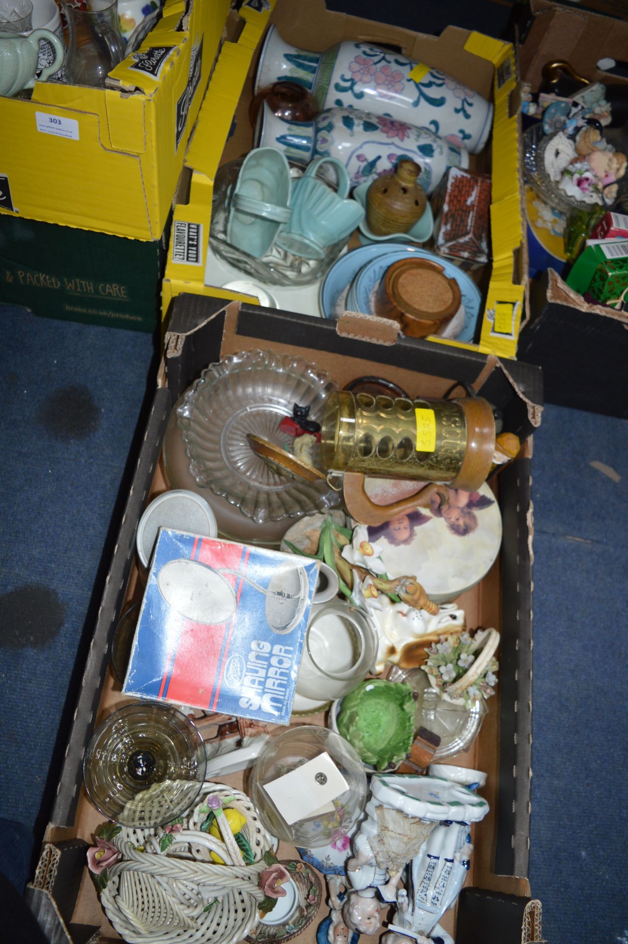Two Boxes of Household Goods; Decorative Items, Or