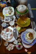 Pottery Plates, Dishes, Bowls, Cake Stands, etc.