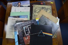 Sixteen 12" LP Records Including Pink Floyd, Stevi