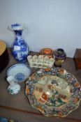 Oriental Plates, Vases, Bowls, etc.
