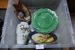 Vintage Pottery Plates, Vases, etc.