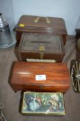 Wooden Jewellery Boxes, Music Boxes, etc.