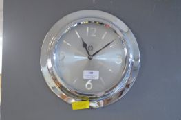 Chrome Wall Clock