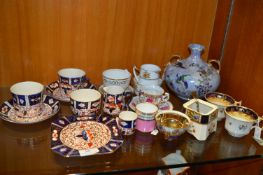 Decorative China Cups & Saucers, etc.