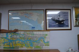 Framed Plan of Hull Dock ABP British Ports plus Pl