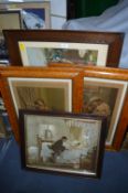 Vintage Framed Pictures and Prints