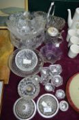 Vintage Glassware, Fruit Bowls, etc.