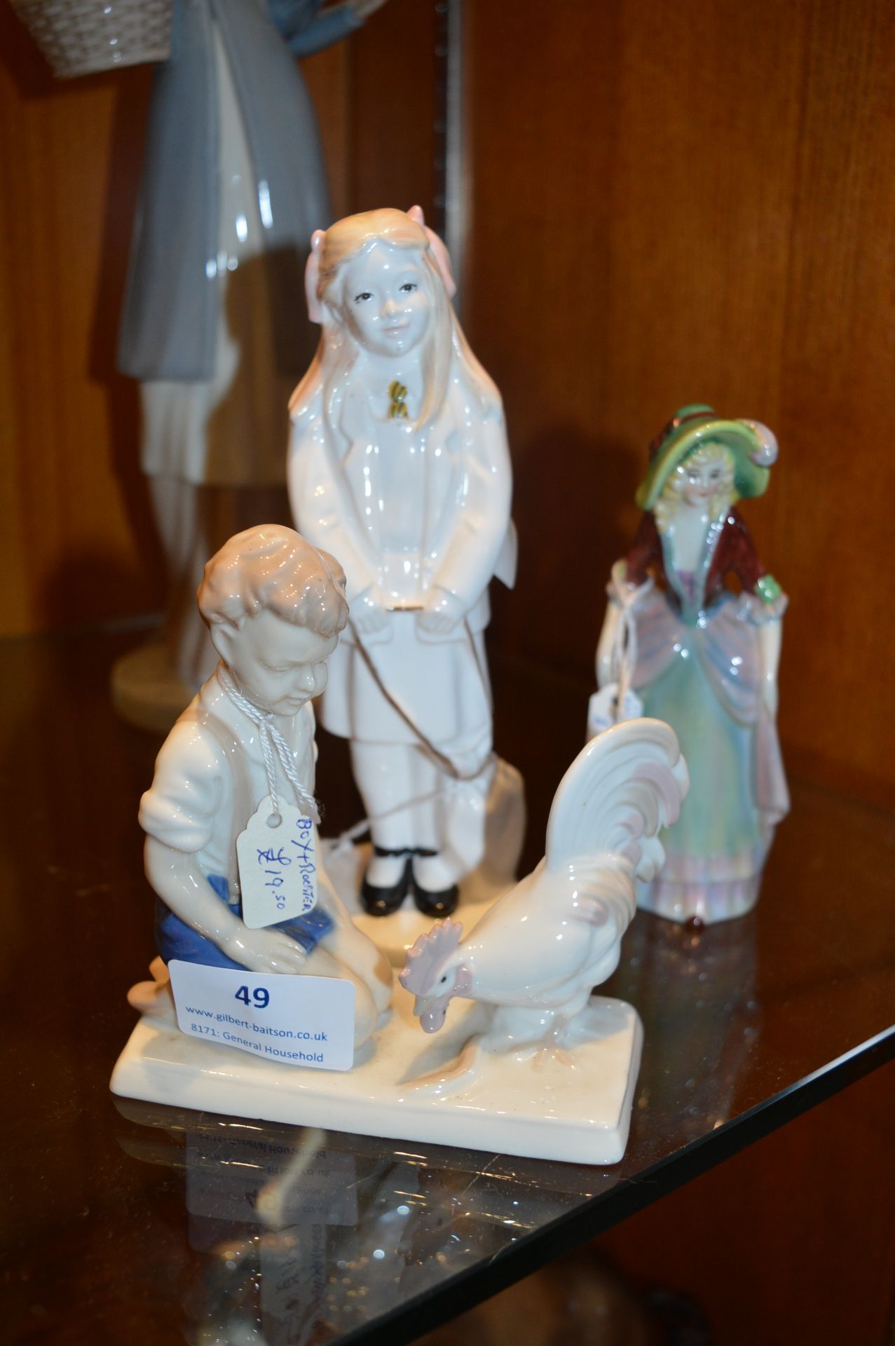 Three Porcelain Figures