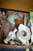 Pottery Items; Plates, Dishes, etc.