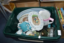 Pottery Items; Cups, Saucers, Jugs, etc.