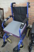 Blue Folding Wheelchair (AF)