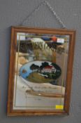 Southern Comfort Reproduction Pub Mirror