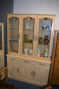 Three Door Glazed Front Bookcase