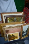 Vintage Framed Pictures and Prints