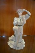 Coalport Golden Age Figurine - Beatrice at The Ga