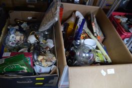 Two Boxes of Household Goods, Collectible Items, V
