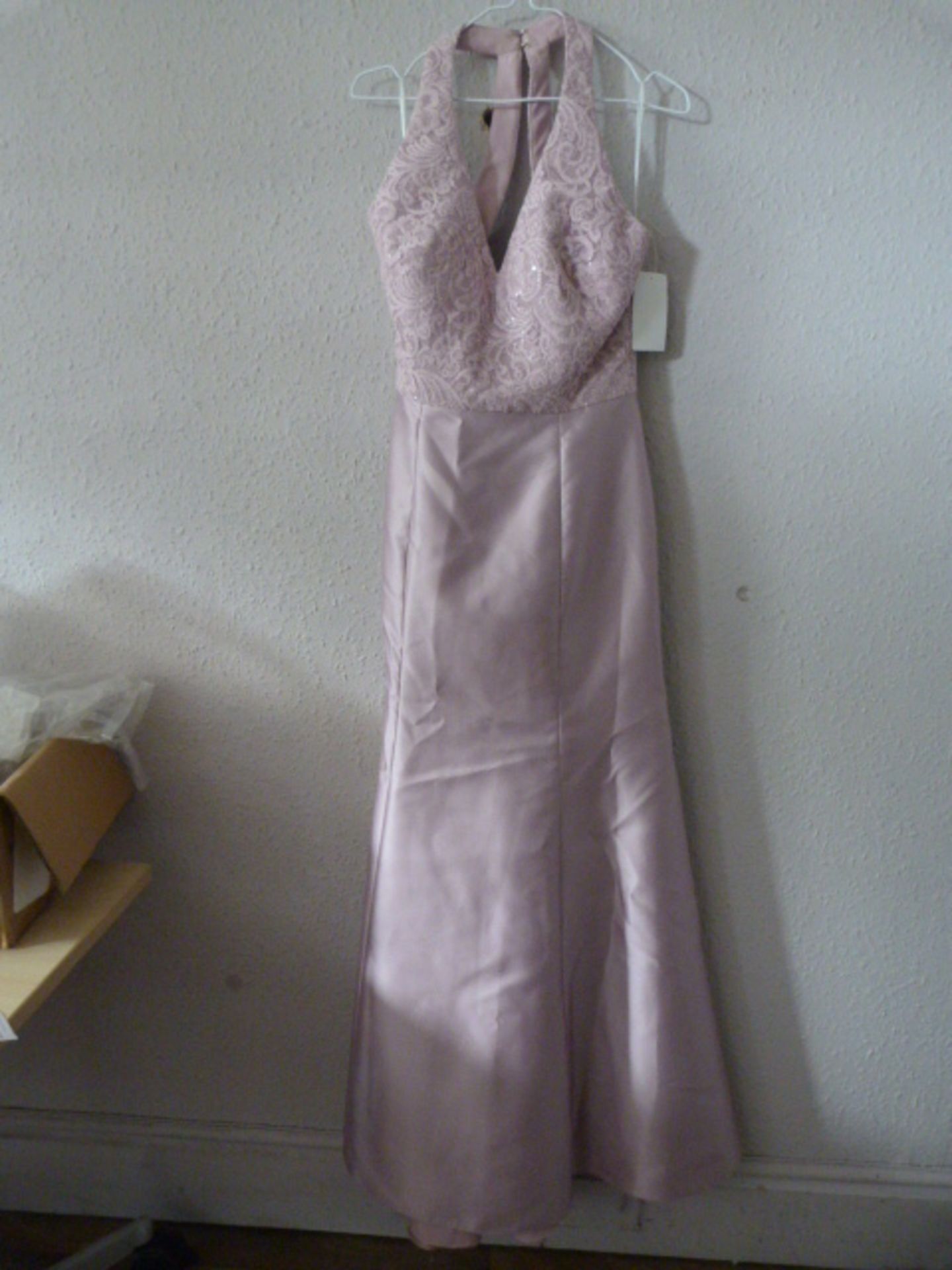 *Size: 10 Suede Rose Bridesmaid Dress